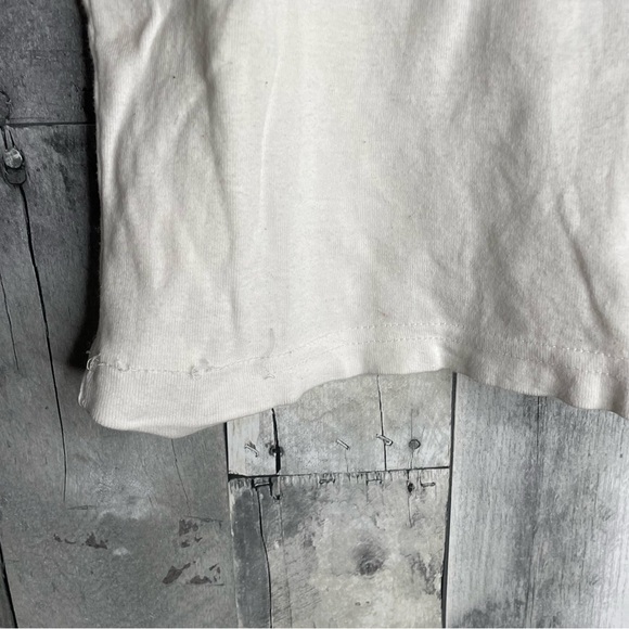 Vintage band tee NOFX white ringer tshirt 90s women’s size medium - Picture 9 of 9